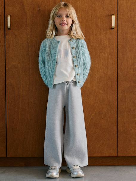 Legging large fille gris - vertbaudet enfant 