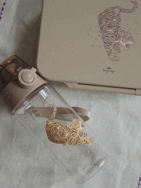 Transparante drinkfles met klikdop beige - vertbaudet enfant 