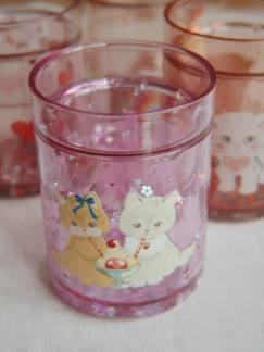 -Lot 4 verres à paillettes