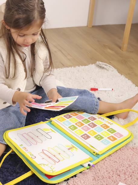 Activiteitenmap J.A.D.E met 7 spellen blauw - vertbaudet enfant 