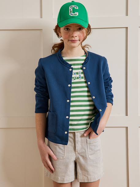 Cardigan molleton marine - vertbaudet enfant 