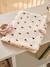 Beschermingshoes voor groeiboekje van katoengaas beige, bedrukt+cappuccino+touw - vertbaudet enfant 