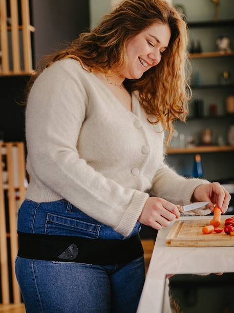 Ceinture de grossesse Mom'n Belly noir - vertbaudet enfant 