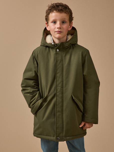 Sherpaparka CYRILLUS kaki - vertbaudet enfant 