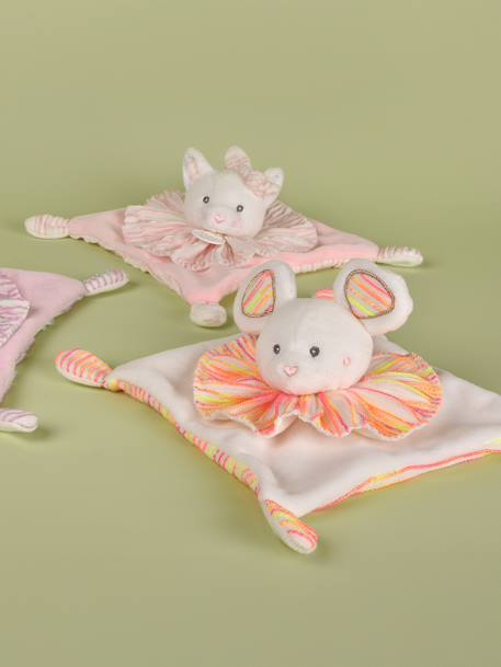 Doudou chat 20 cm blanc - vertbaudet enfant 