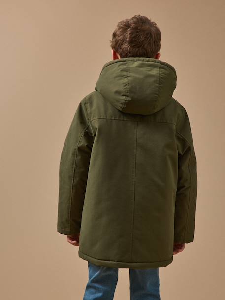 Sherpaparka CYRILLUS kaki - vertbaudet enfant 