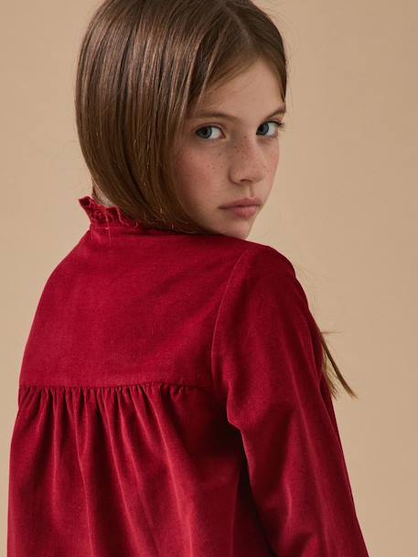 Chemise manches longues rouge - vertbaudet enfant 
