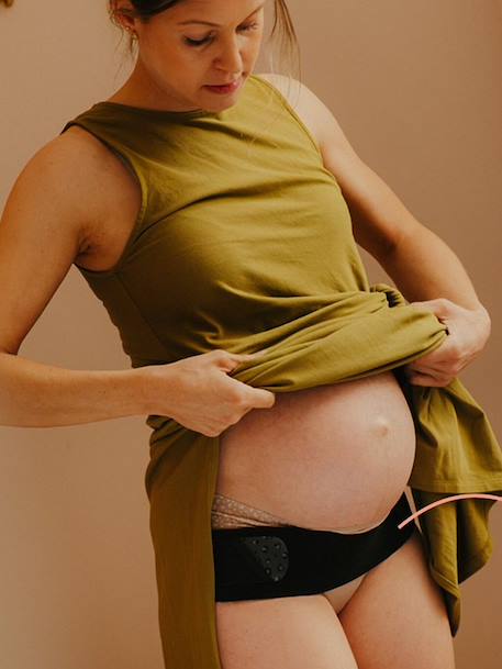 Ceinture de grossesse Mom'n Belly noir - vertbaudet enfant 