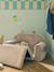 Fluwelen berenbank beige+rozen - vertbaudet enfant 