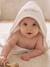Badcape en hydrofiele doek in cadeauverpakking ecru - vertbaudet enfant 