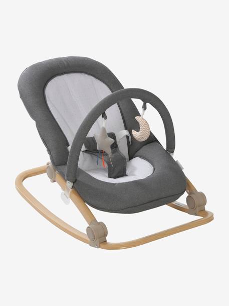 Transat met Babydream-boog beige, bedrukt+curry+grijs/wit+lindegroen+meerkleurig - vertbaudet enfant 