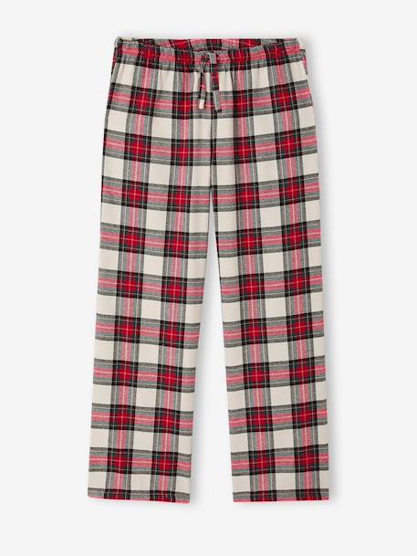 Pyjama homme flanelle Capsule Famille rouge - vertbaudet enfant 