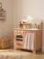 Cuisine en bois FSC® avec accessoires caramel+écru+rose+vert sauge - vertbaudet enfant 