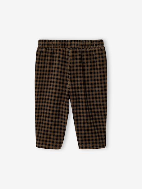 Pantalon bébé garçon velours anthracite - vertbaudet enfant 