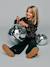 Sweatshirt met pailletten chocoladebruin - vertbaudet enfant 