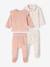 Lot de 2 pyjamas bébé fille rose poudré - vertbaudet enfant 