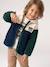 Sherpavest met capuchon jongen dennen+middenblauw - vertbaudet enfant 