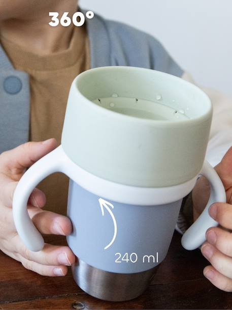 Tasse d'apprentissage Click et drink bleu - vertbaudet enfant 