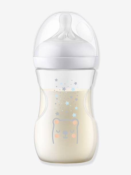Biberon 260 ml Philips AVENT Natural Response AirFree bleu+transparent - vertbaudet enfant 