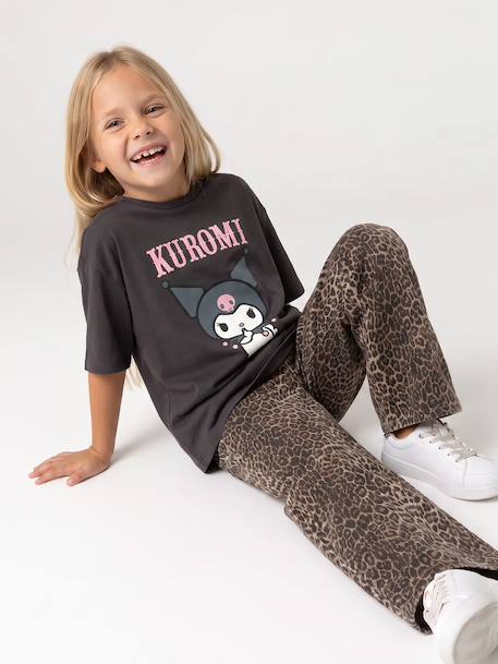 T-shirt Kuromi fille anthracite - vertbaudet enfant 