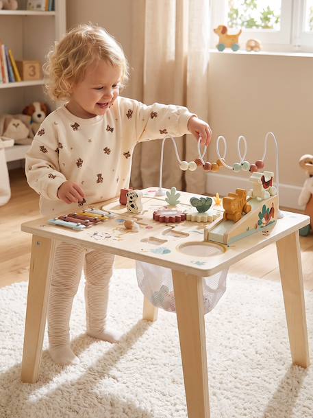 Table toboggan d'activités en bois FSC® bois - vertbaudet enfant 