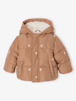 -Baby meisjes pufferjas met capuchon