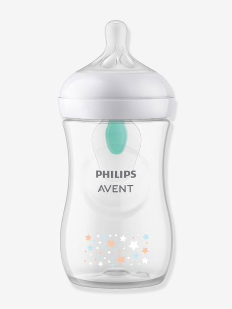 Fles 260 ml PHILIPS AVENT Natural Response AirFree blauw+doorzichtig - vertbaudet enfant 
