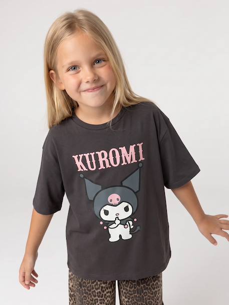 T-shirt Kuromi fille anthracite - vertbaudet enfant 