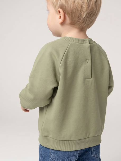 Sweat Snoopy bébé garçon kaki - vertbaudet enfant 