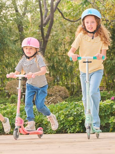 Trottinette pliable junior Lights vert - vertbaudet enfant 
