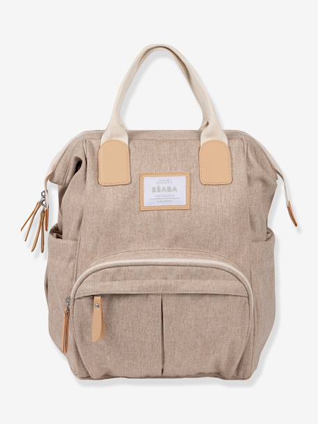 Luierrugzak BEABA Wellington bruin+bruin, bedrukt+gemêleerd beige+Marineblauw - vertbaudet enfant 