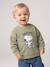 Sweat Snoopy bébé garçon kaki - vertbaudet enfant 