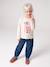T-shirt manches longues fille écru - vertbaudet enfant 