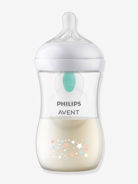 Biberon 260 ml Philips AVENT Natural Response AirFree bleu+transparent - vertbaudet enfant 