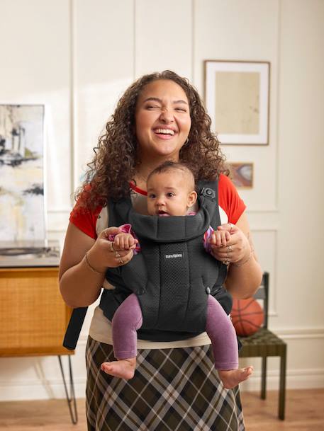 Porte bébé Hold tissu mesh aéré noir - vertbaudet enfant 