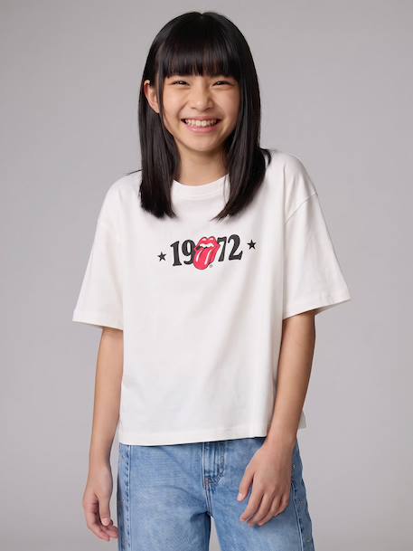 T-shirt Rolling Stones écru - vertbaudet enfant 