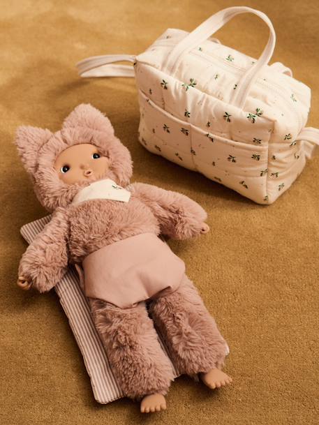 Neoma sac à langer poupon bleu+rose - vertbaudet enfant 