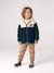 Gilet zippé à capuche garçon bleu moyen+vert sapin - vertbaudet enfant 
