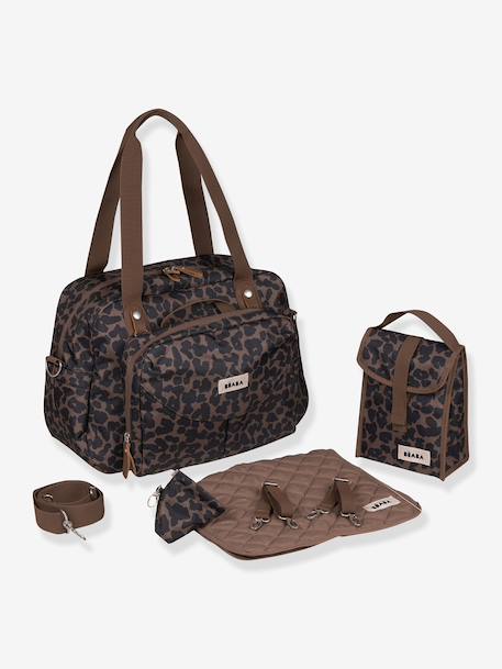 Sac à langer Genève II beige imprimé+BLEU MARINE+gris chiné+marron+noir imprimé+Vert sauge - vertbaudet enfant 