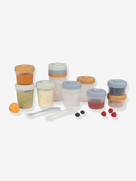 Pack 1er repas bleu grisé+EUCALYPTUS+STORM - vertbaudet enfant 