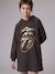 Robe sweat à capuche Rolling Stones anthracite - vertbaudet enfant 