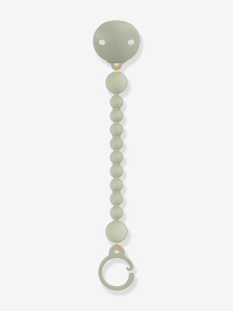 Attache-sucette silicone Colour Essence rose pâle+vert+vert sauge - vertbaudet enfant 