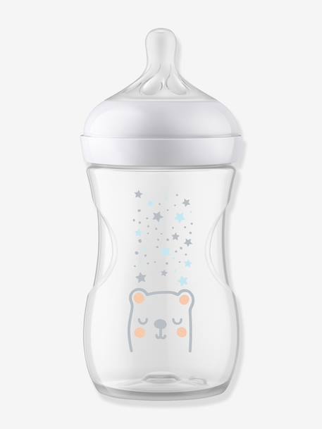 Biberon 260 ml Philips AVENT Natural Response AirFree bleu+transparent - vertbaudet enfant 