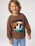 T-shirt manches longues garçon marine+noisette - vertbaudet enfant 