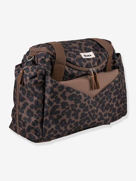 Sac à langer Sydney II beige imprimé+marron imprimé+vert sauge - vertbaudet enfant 