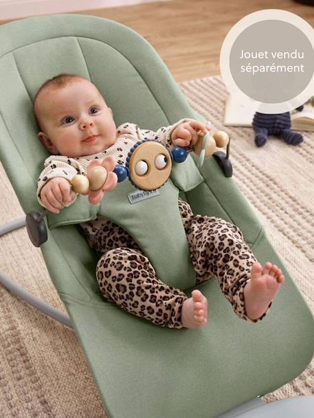 Transat Begin tissu brossé doux sable+vert - vertbaudet enfant 