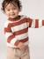 Pull bébé garçon manches longues marine+terracotta - vertbaudet enfant 