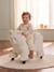 Porteur animal à roulettes en bois FSC® blanc+chocolat+marron+rose - vertbaudet enfant 