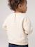 Sweater met badges babyjongen ecru - vertbaudet enfant 