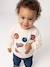 Sweater met badges babyjongen ecru - vertbaudet enfant 